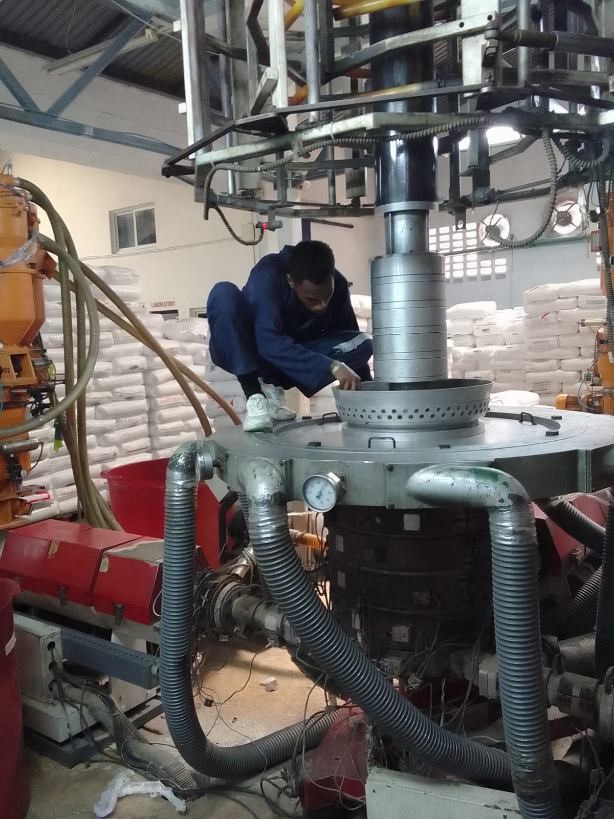 Industrial blow-film machinery Mombasa factory
